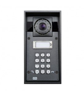 2N® IP Force HD kleurencamera met nachtzicht, 1 drukknop, numerisch keypad 9151101CHKW