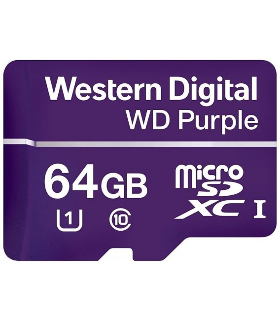 Western Digital Purple 64Gb tarjeta Micro Sd