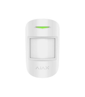 AJAX MotionProtect Plus Détecteur de mouvement sans fil résistant aux animaux domestiques avec capteur micro-ondes