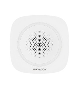 Hikvision DS-PS1-I-WE – AX PRO Sirena inalámbrica de interior (rojo)