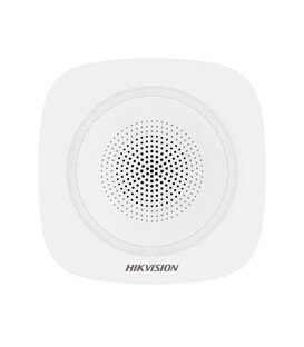 Hikvision DS-PS1-I-WE – AX PRO Sirène intérieure sans fil (rouge)