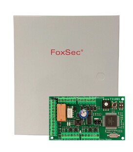 FS1001PX12 - Controlador de 1 porta, fonte de alimentação de 12 VCC, caixa de metal