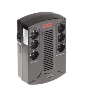 EAST EA285PLUS UPS 850VA 6 Schuko, USB+RJ45