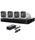 Kit de surveillance Hikvision – 4 caméras tubulaires 2mpx/3,6 mm + enregistreur