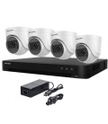 Kit de surveillance Hikvision – 4 caméras dôme 5mpx/2,8 mm + enregistreur