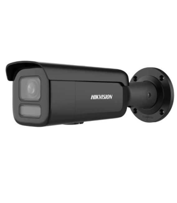 Hikvision DS-2CD2T47G2H-LI - Cámara IP Bullet 4 Mpx con luz híbrida inteligente ColorVu de 2.8mm negra