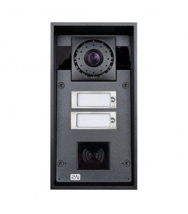 2N® IP Force 2 boutons avec caméra HD (prêt pour lecteur de carte) 9151102CHRW