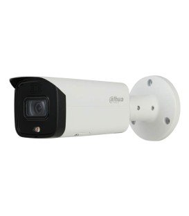 Dahua IPC-HFW5541T-AS-PV-0360B - Caméra tubulaire IP H265 5M SMART WDR Starlight+ IR60m + LED LUMIÈRE BLANCHE 3,6mm IP67 PoE SD 