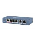 Hikvision DS-3E0106HP-E – 4 Port Fast Ethernet Unmanaged POE Switch