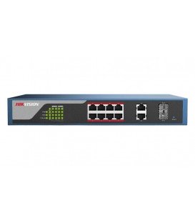Hikvision DS-3E1310P-E – 8 Port Fast Ethernet Web POE Switch