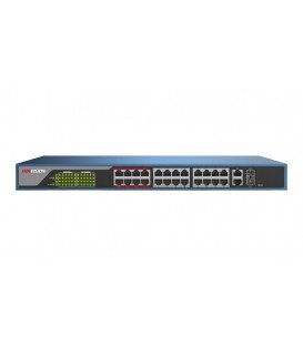 Hikvision DS-3E1326P-E – Commutateur PoE administrable à 24 ports