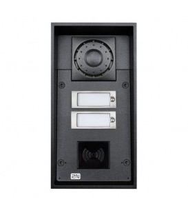 2N® IP Force 2 boutons (lecteur de carte prêt) 9151102RW