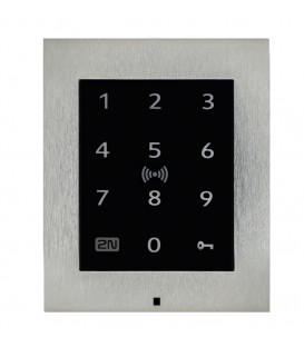 2N® Access Unit 2.0 Touch keypad & RFID - 125kHz, secured 13.56MHz, NFC 9160336-S