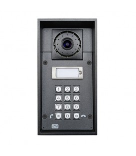 2N® IP Force 1 botão com câmera e teclado 9151101CKW